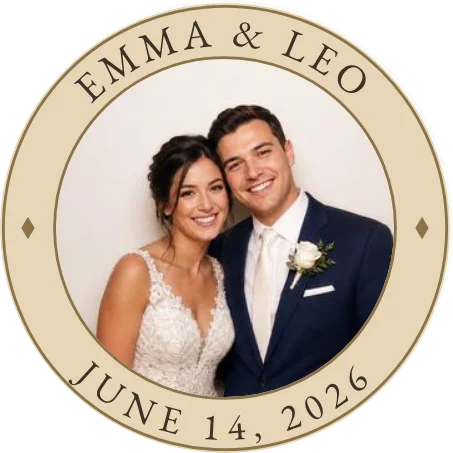 Border preview: Emma & Leo / June 14, 2026